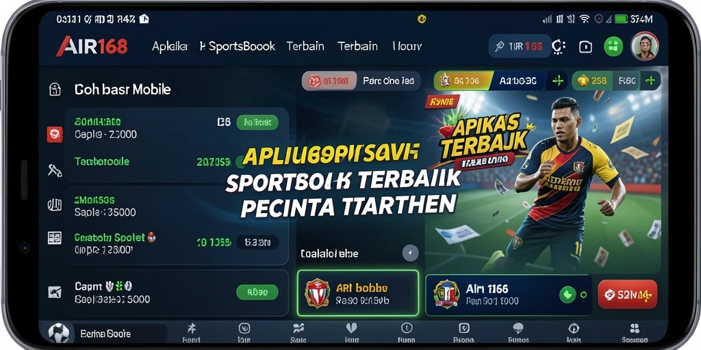 Tampilan gameplay taruhan Sportsbook di AIR168 yang menarik dan interaktif.