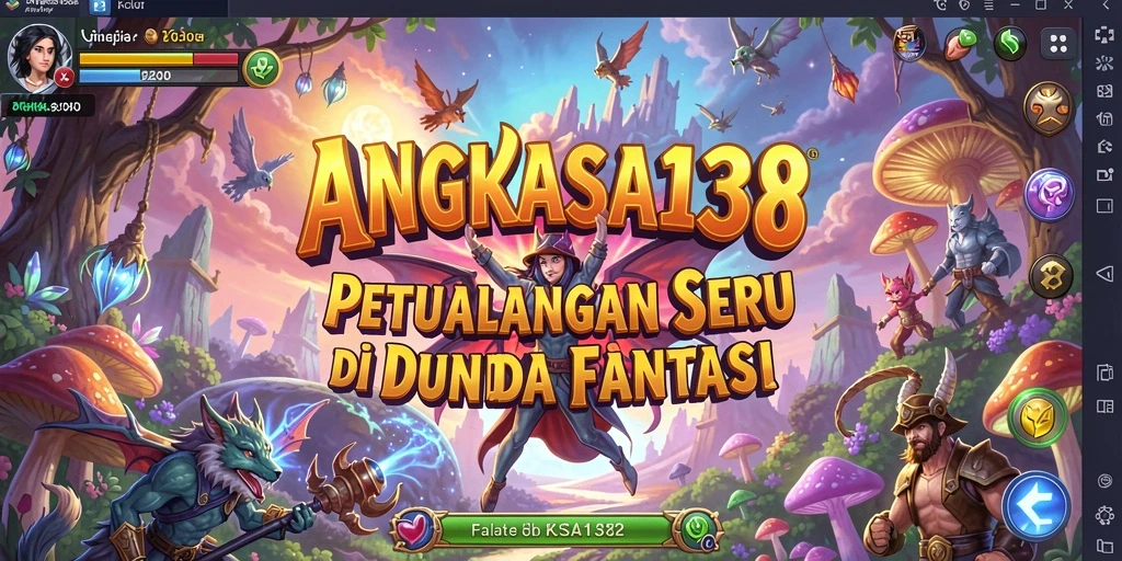 Tampilan grafik menakjubkan dari gameplay ANGKASA138 yang seru.