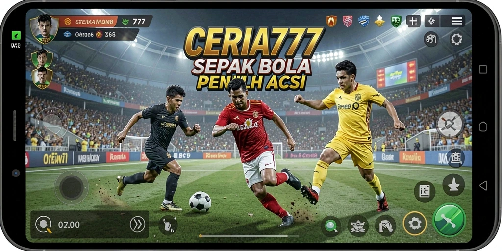Gameplay CERIA777 yang seru dan mendebarkan saat berlaga di lapangan.
