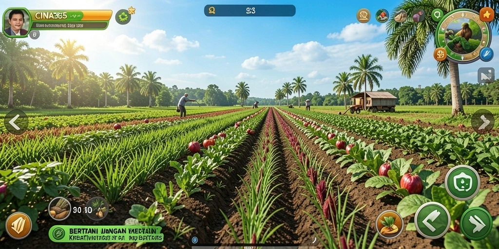 Gameplay seru bertani dan merawat hewan di CINA365.