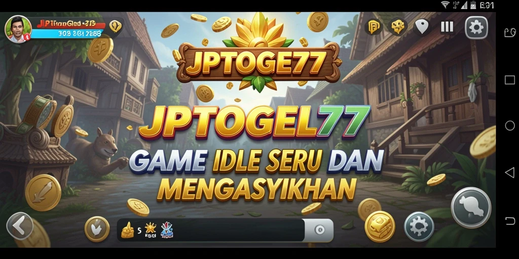 Screenshot gameplay menampilkan momen seru dari JPTOGEL77