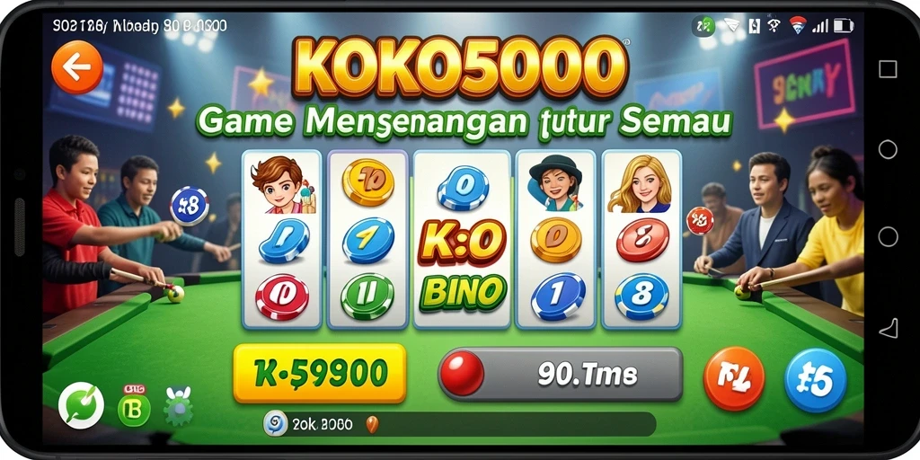 Tampilan gameplay Bingo KOKO5000 yang menarik dan interaktif.