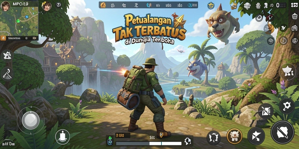 Tampilan gameplay seru di dunia terbuka MPOID.