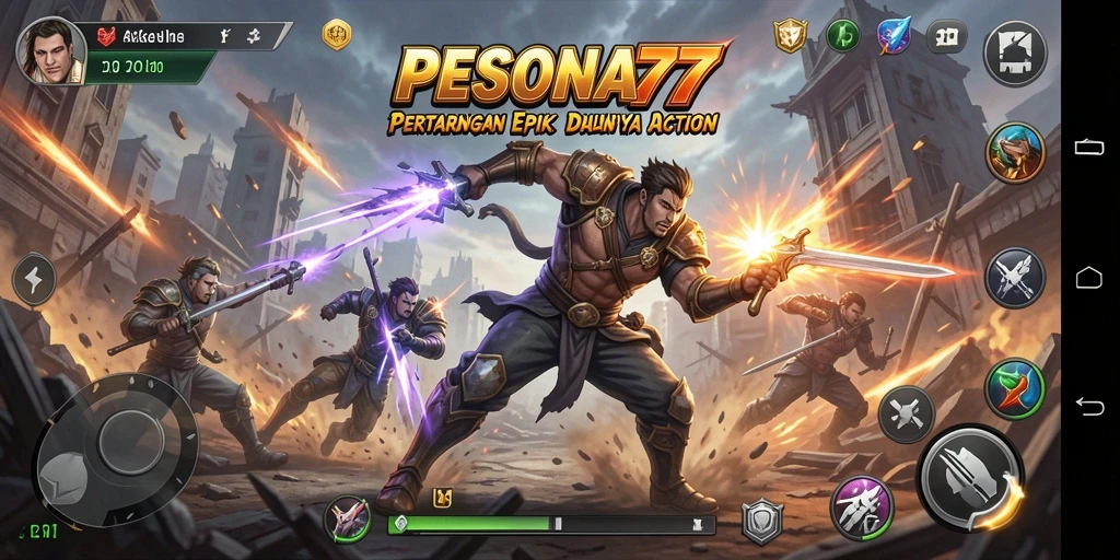 Tangkapan layar <strong>PESONA77</strong> menampilkan intensitas pertarungan yang mendebarkan.