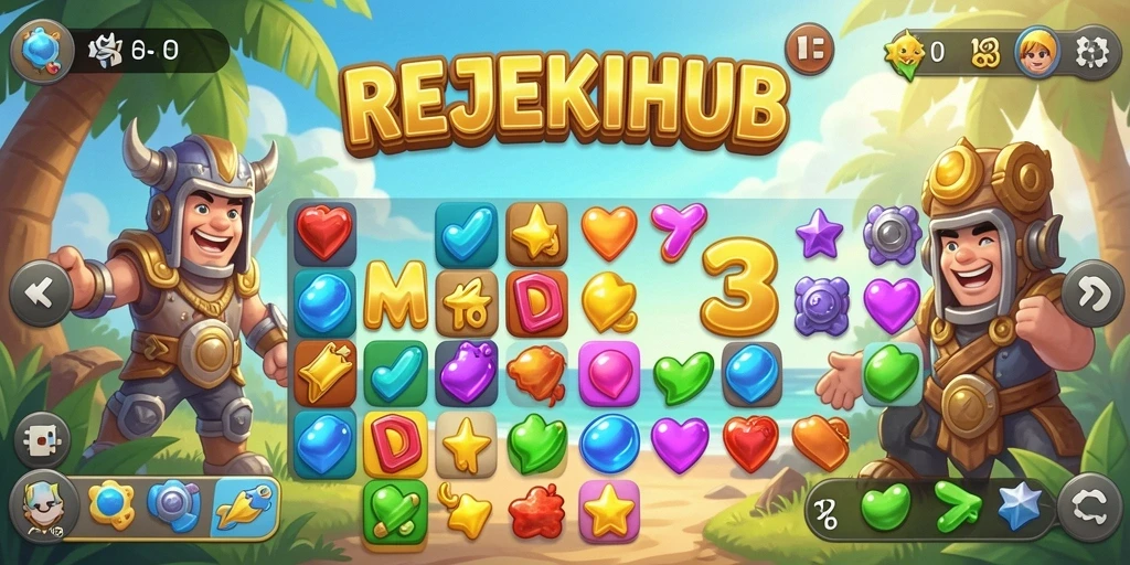 Tampilan gameplay menawan dari REJEKIHUB yang mengasyikan.