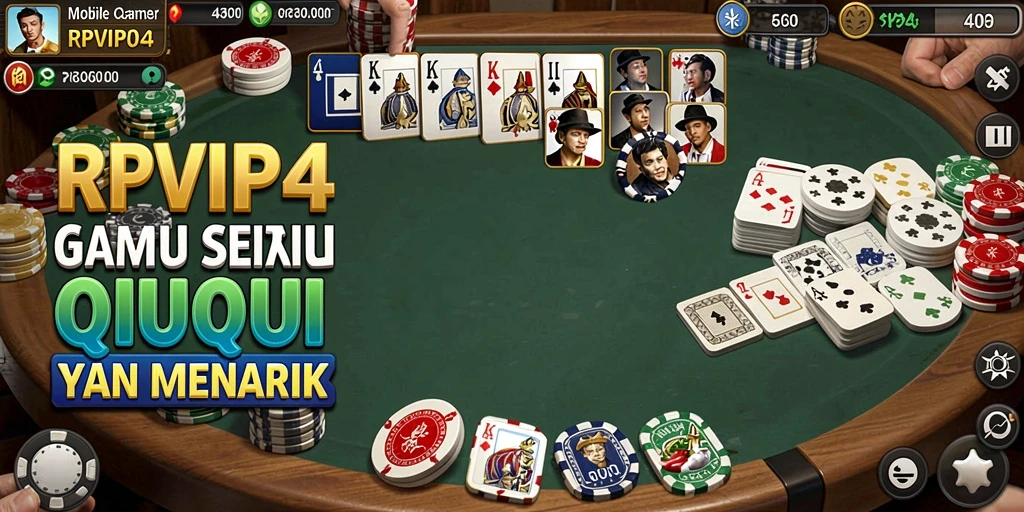 Screenshot dari gameplay seru QiuQiu di RPVIP4.