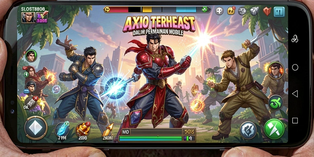 Tampilkan gameplay aksi seru dalam SLOST8808.
